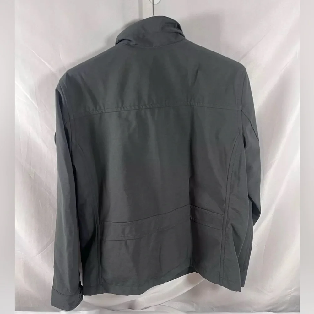 Michael Kors Mens Zip Up Jacket Size XL Dark Gray Pocket Extra Large